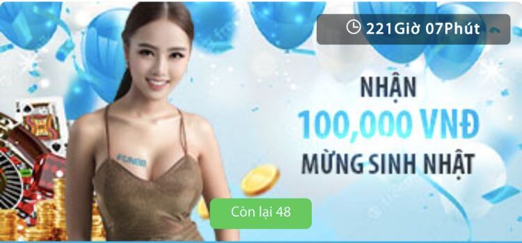 thưởng sinh nhật tháng 10 fun88